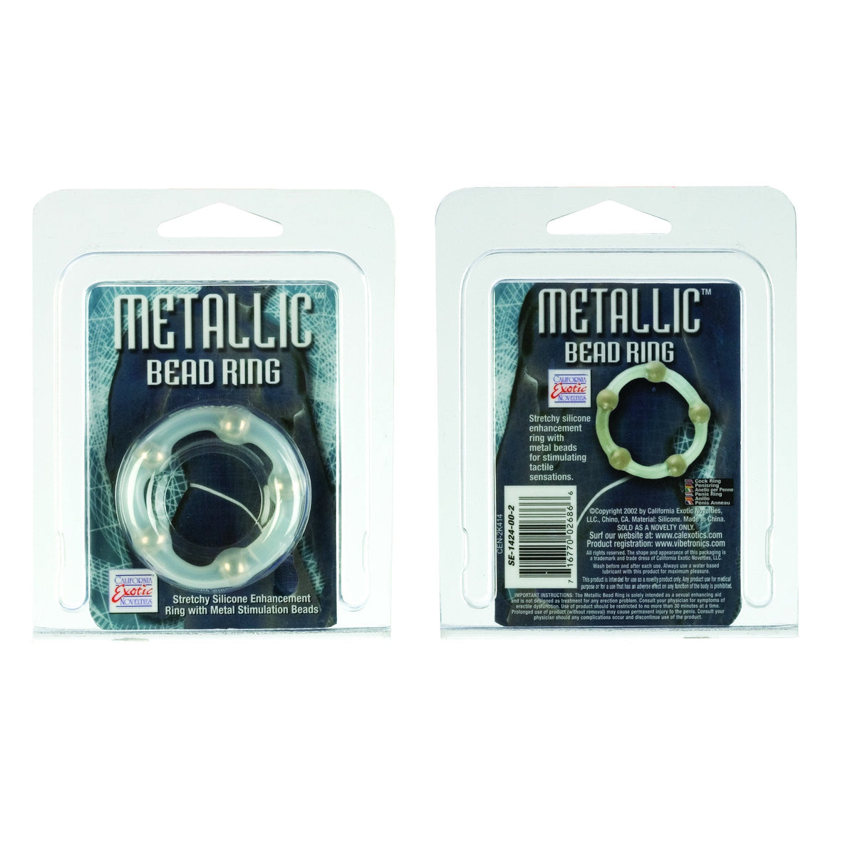 CalExotics® Metallic Beaded Ring