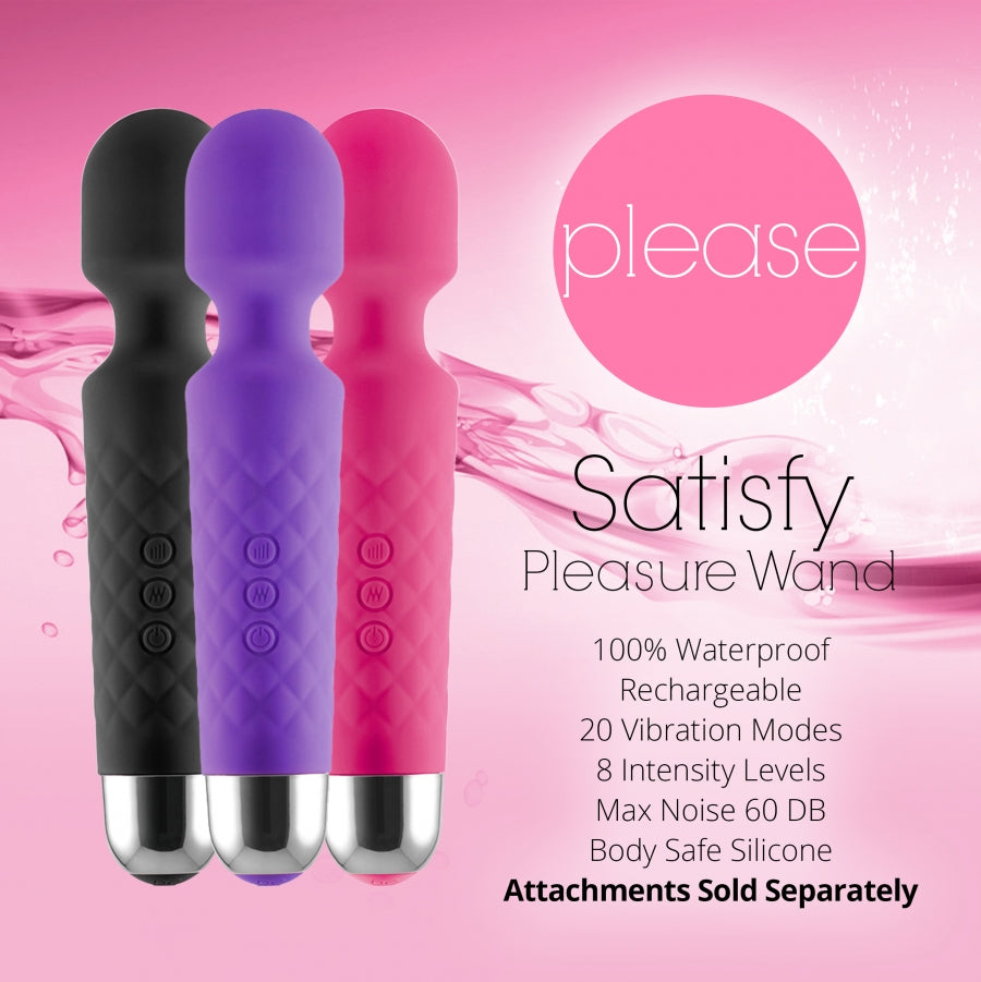 PleaseToys Please - Satisfy - Waterproof Mini Wand - Pink