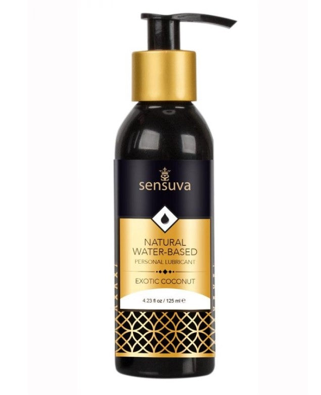 Sensuva - Natural Water-Based Personal Lubricant - Exotic Coconut 4 fl.oz