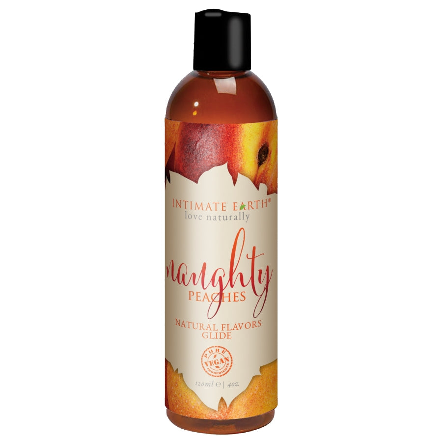 Intimate Earth - Naughty Peaches Natural Flavors Glide 120mL