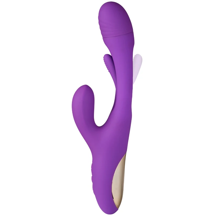 Tracy's Dog Rabbit Vibrator with Flapping Stimulation Purple