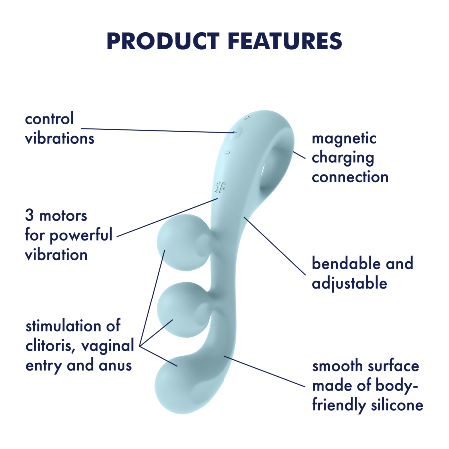 Satisfyer Tri Ball 2 Light blue