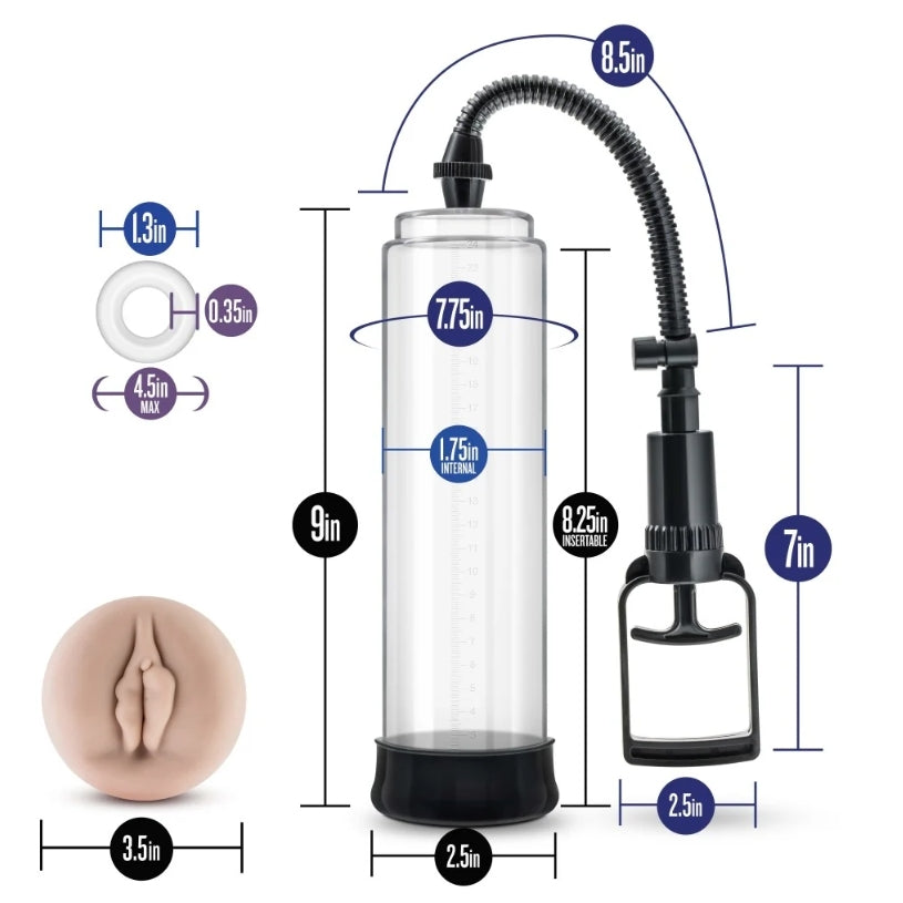 Blush - Performance - VX5 Male Enhancement Pump System - Clear