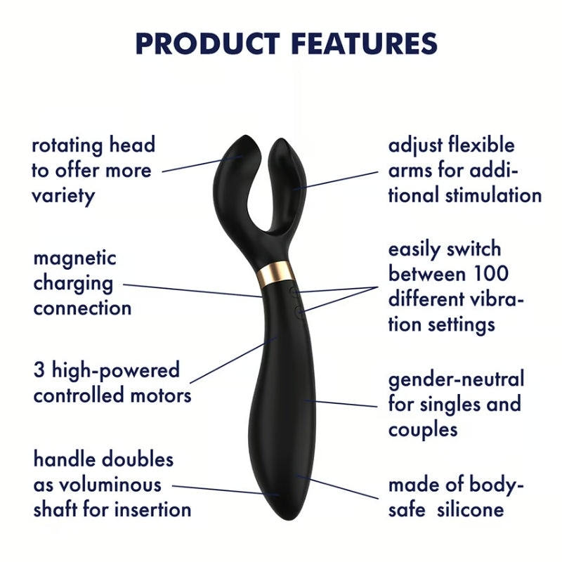Satisfyer Endless Fun - Black (Partner Multifun 3)