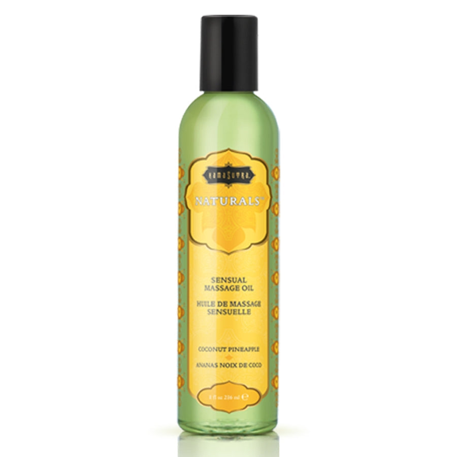 KamaSutra - Naturals Massage Oil Coconut Pineapple 8 fl oz/236mL