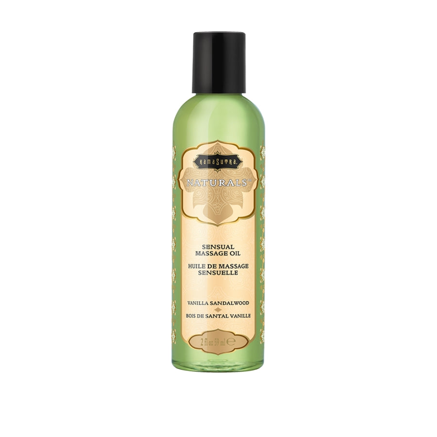 KamaSutra - Naturals Massage Oil Vanilla Sandalwood 2 fl oz/59mL