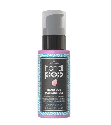 Sensuva - Handipop Edible Massage Gel - Cotton Candy 2oz.