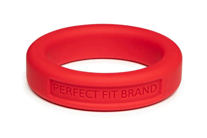 PerfectFit - Hefty Ring 1.4" (36 mm) Silicone - Red