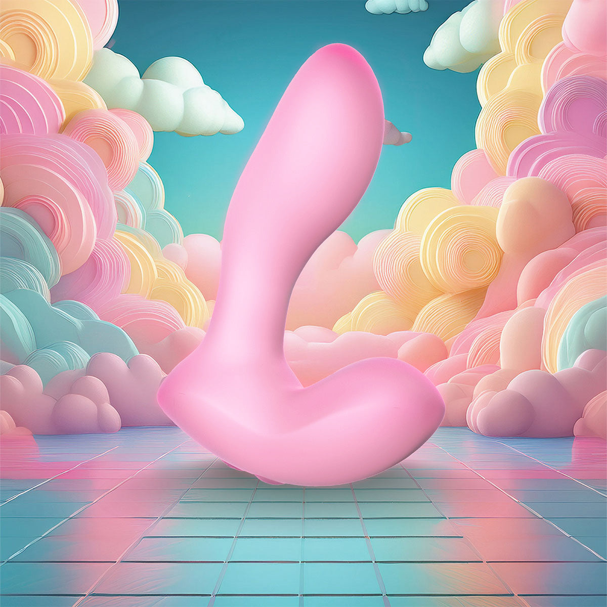 Softies 5” Silicone Vibrator - Pink