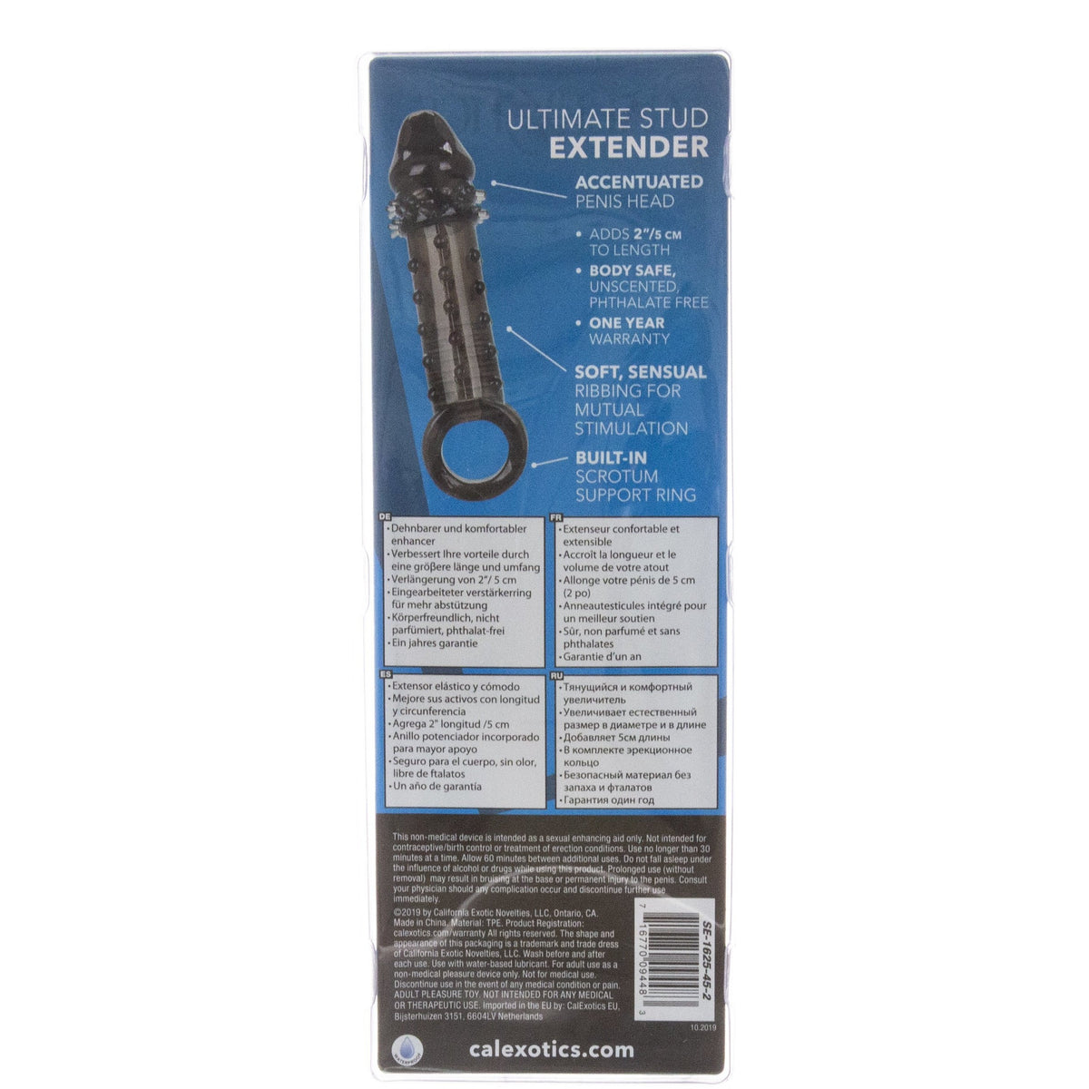 CalExotics® Ultimate Stud Penis Extension - Black