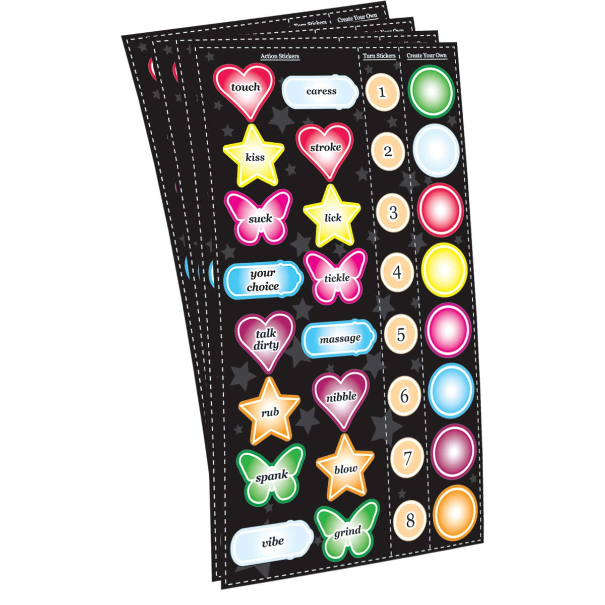 PowerBullet Foreplay Your Way - The Sexy Sticker Game for Couples