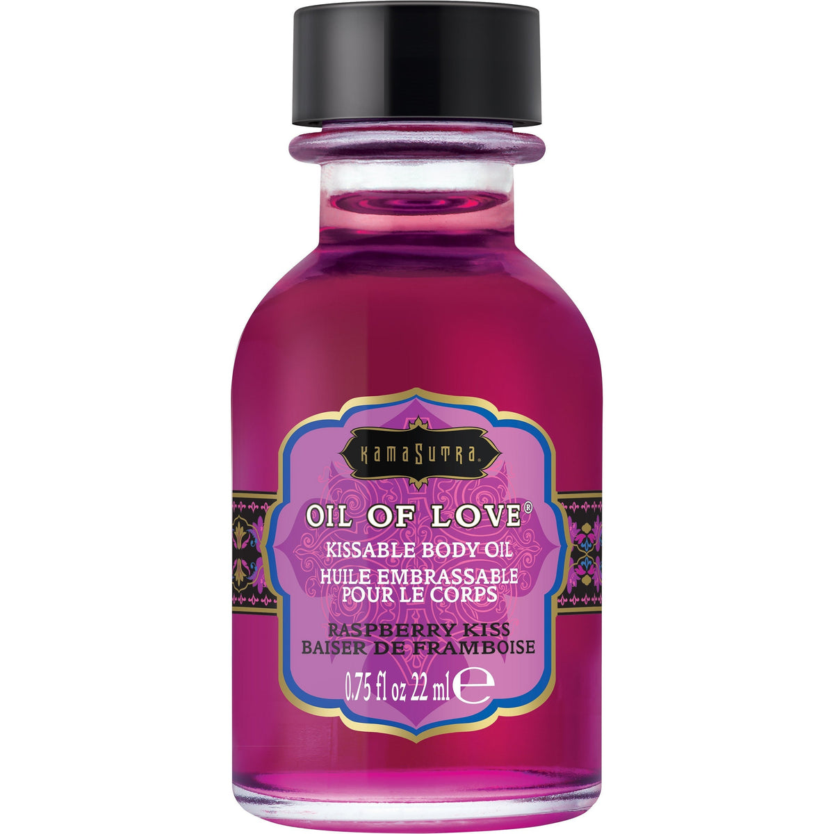 Kama Sutra Oil of Love - Kissable Body Oil - Raspberry Kiss - 22 ml / 0.75oz
