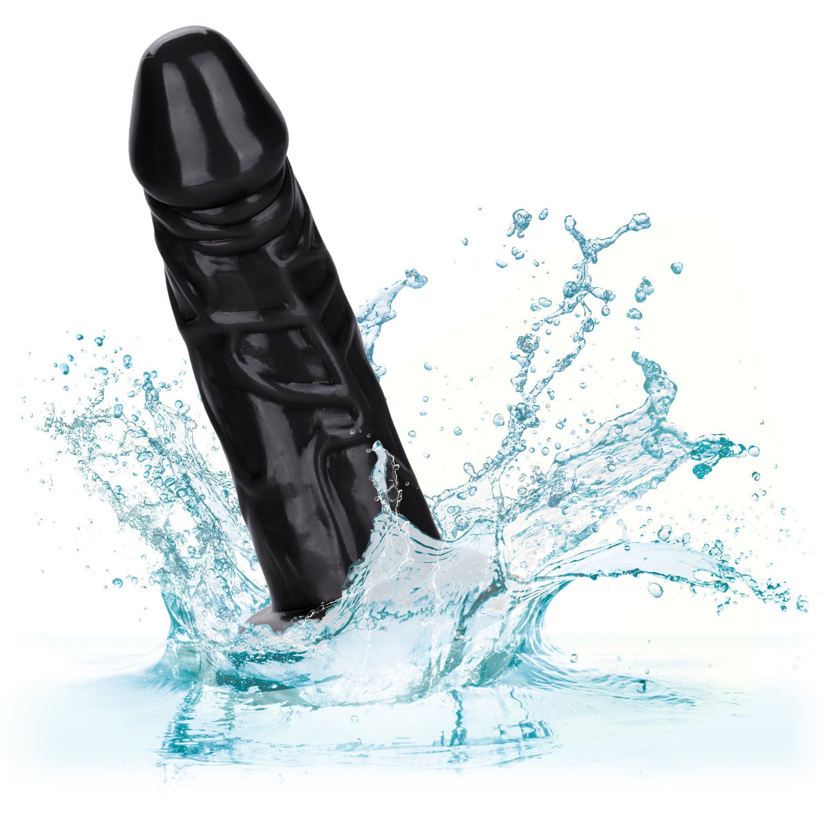 CalExotics® Back End Chubby Dildo - Black