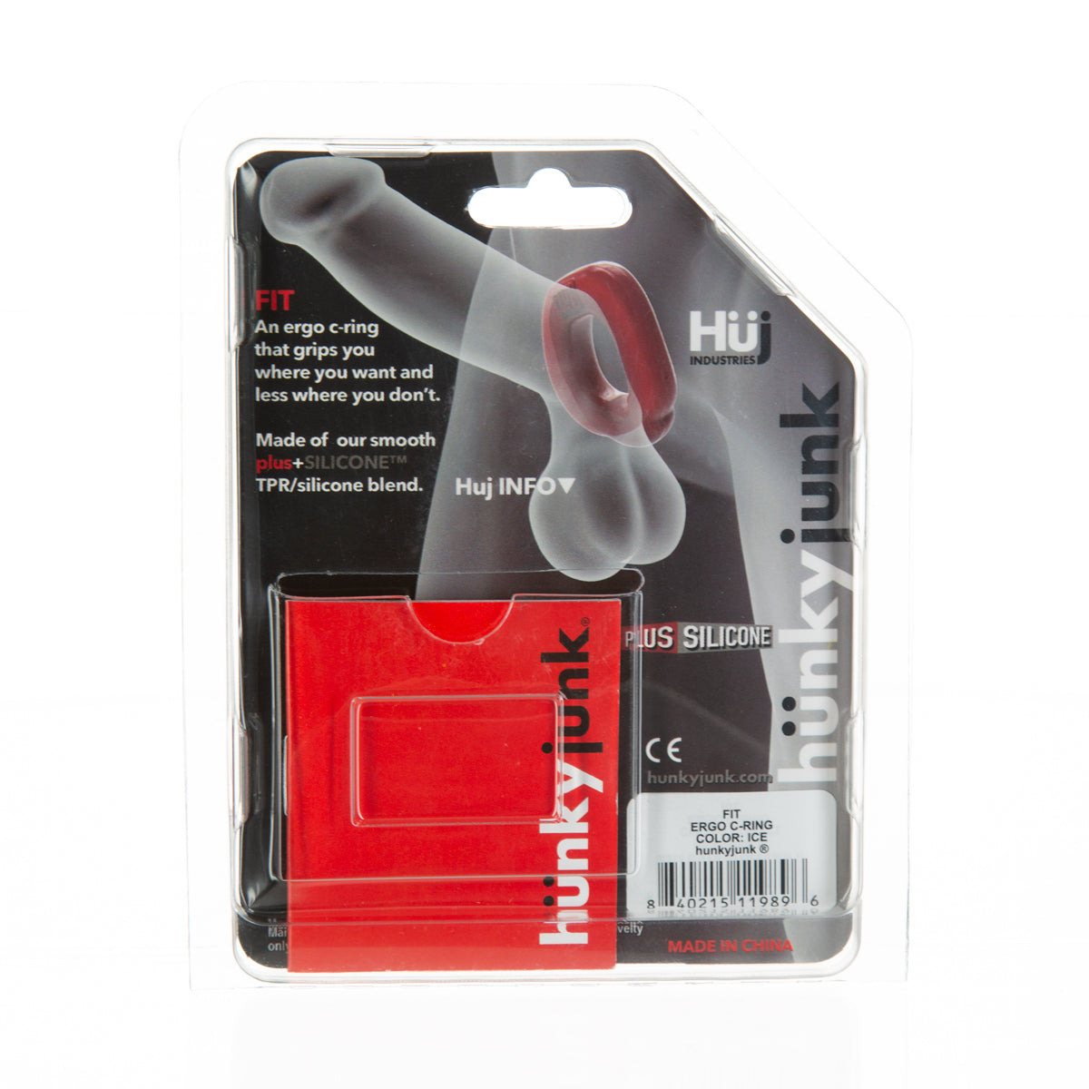Oxballs - Hunkyjunk - Fit - Ergo Cock Ring - Ice