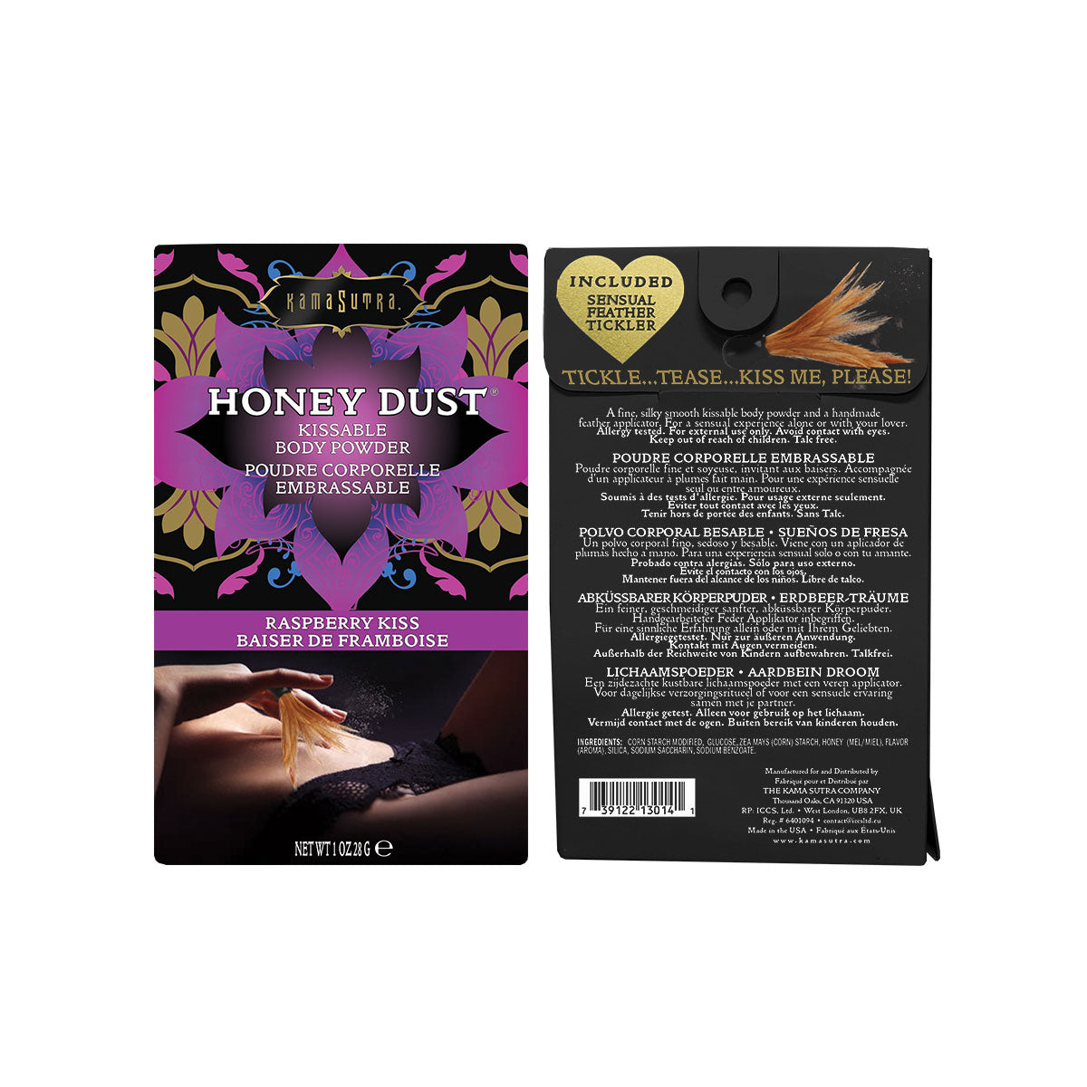 Kama Sutra Honey Dust - Raspberry Kiss - 1 oz