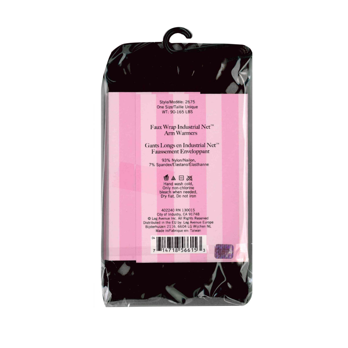 Leg Avenue® - Faux Wrap Industrial Net™ Arm Warmers - Black - OS