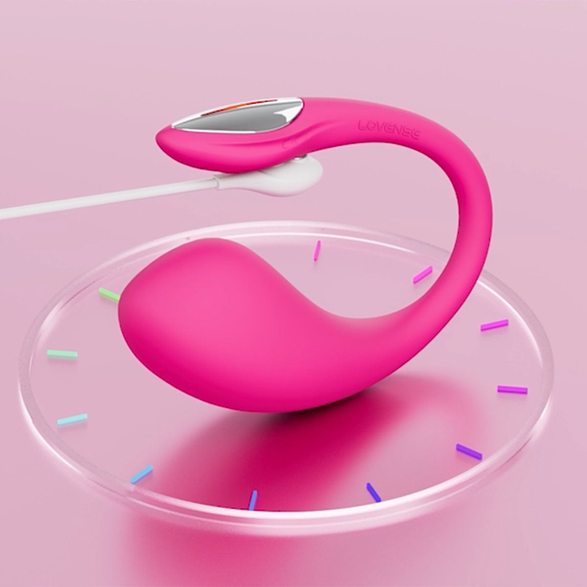 LOVENSE - Lush 4 Remote Control Vibrator - Pink
