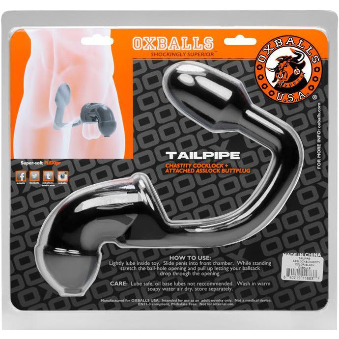 Oxballs Tailpipe - Ass-Lock & Cock-Lock