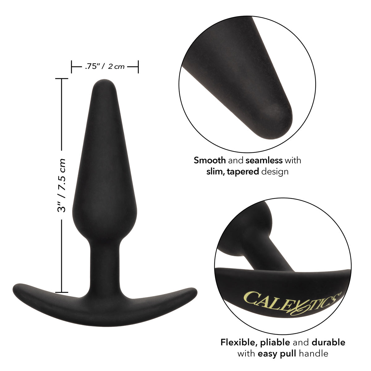 CalExotics® - Boundless Slim Butt Plug - Black