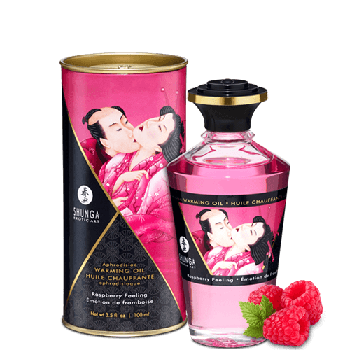 Shunga - Aphrodisiac Warming Oils - Raspberry Feeling