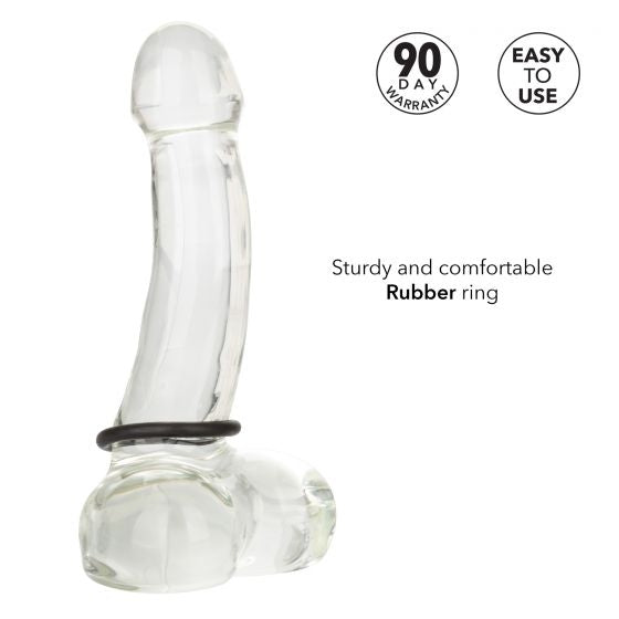 California Exotic CalExotics - Rubber Ring Black Medium