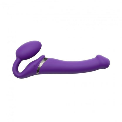 StrapOnMe Vibrating Bendable Strap-On Purple M (MSRP CAD$194.99)