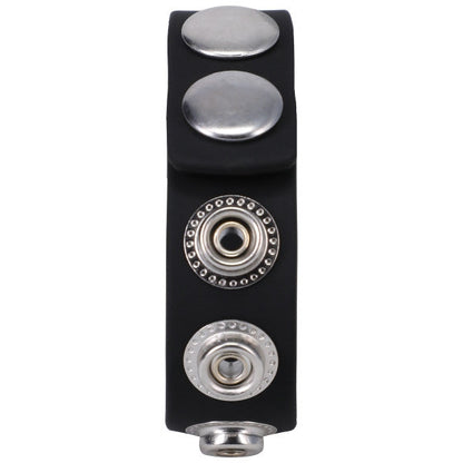 Rock Solid - The Silicone 5 Snap Black