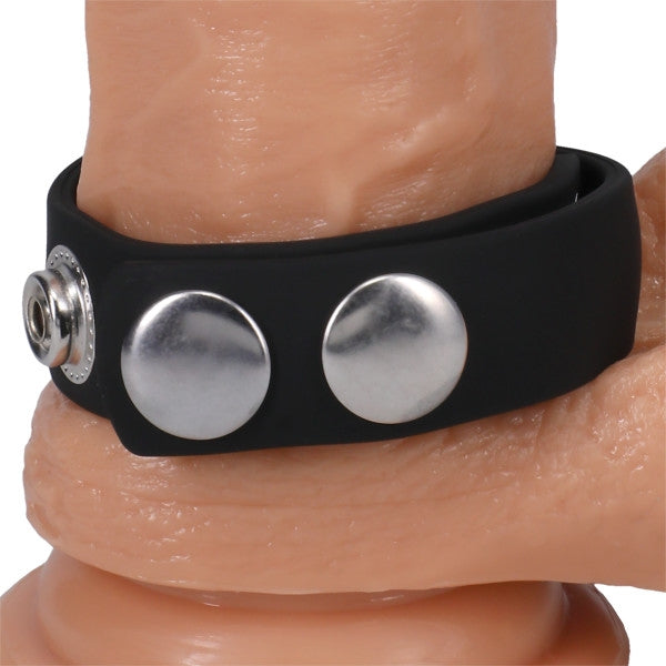 Rock Solid - The Silicone 5 Snap Black