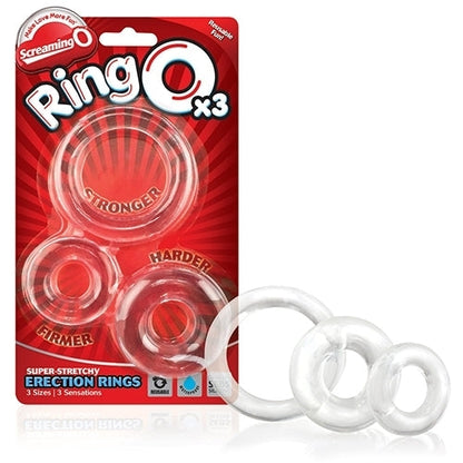 ScreamingO Screaming O - RingO x3 - Clear