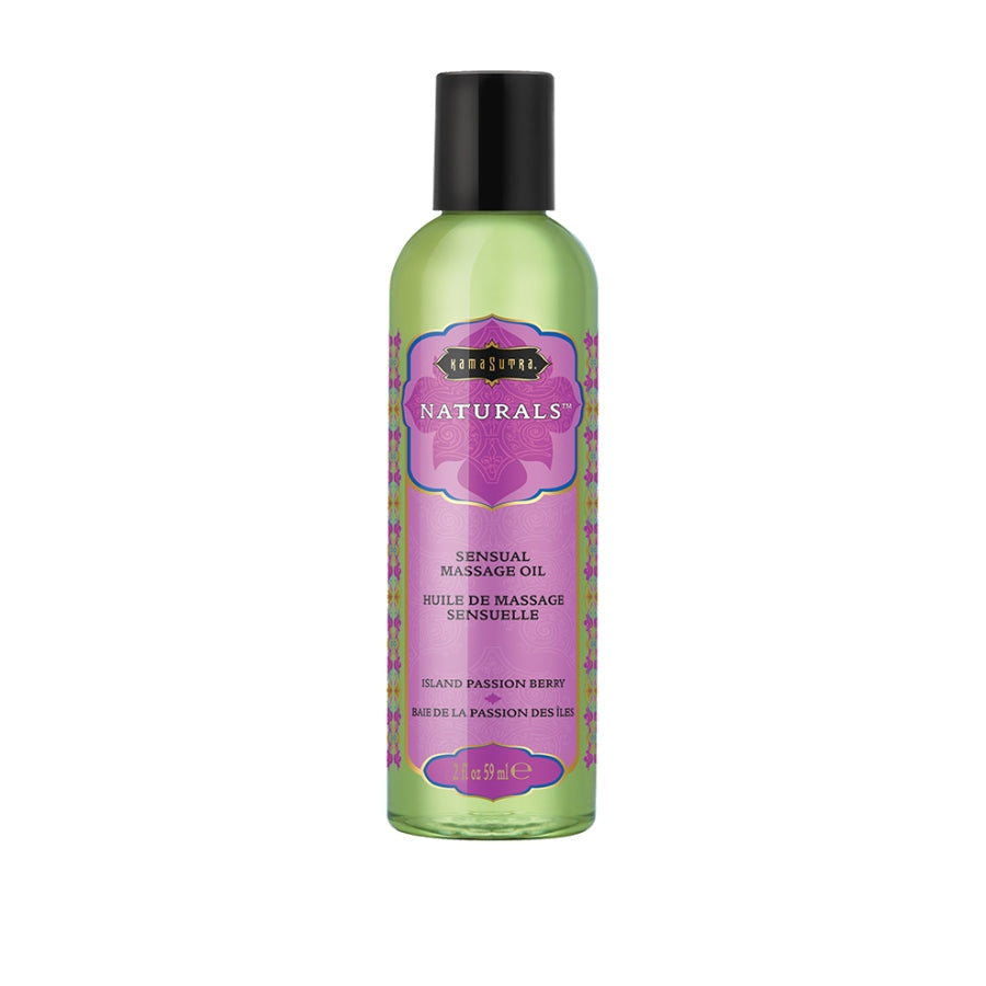 KamaSutra - Naturals Massage Oil Island Passion Berry 2 fl oz/59mL