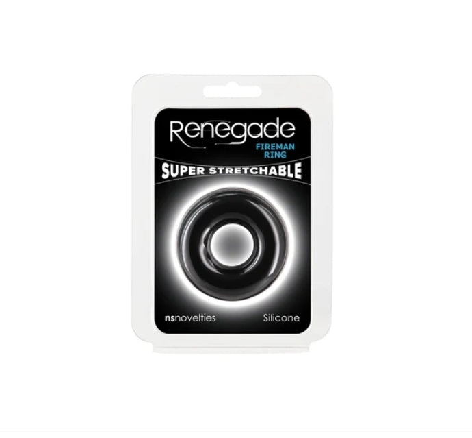 NS - Renegade - Fireman Ring - Large - Black