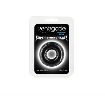 NS - Renegade - Fireman Ring - Large - Black