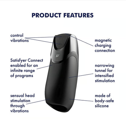 Satisfyer Men Vibration+ Black