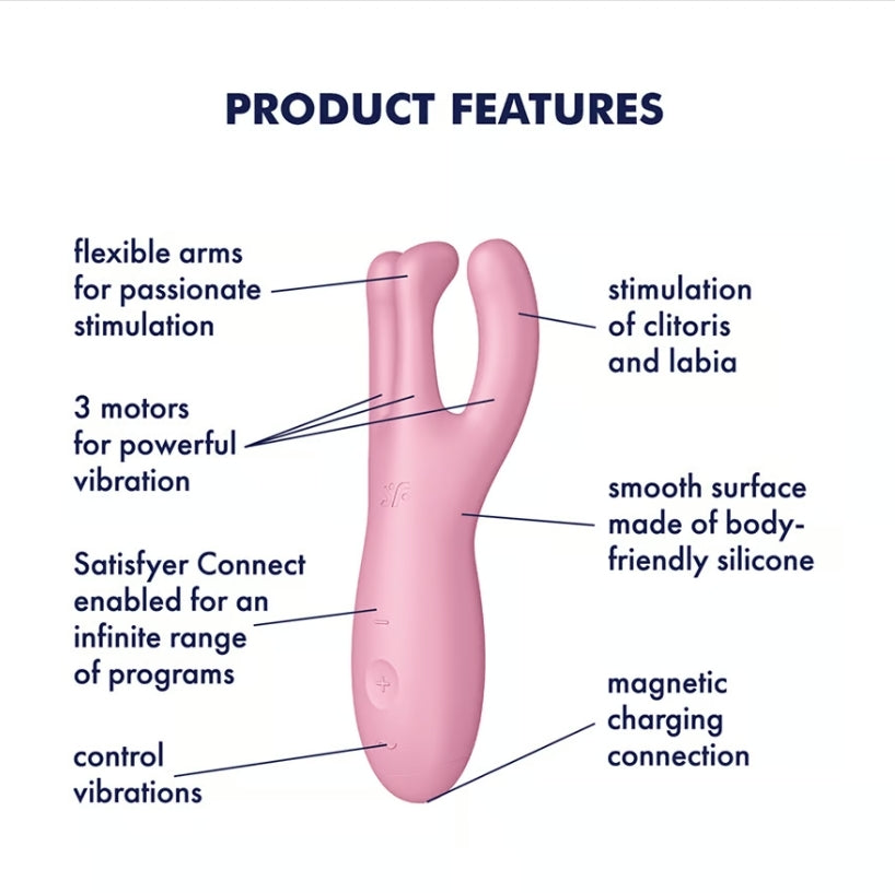 Satisfyer Threesome 4 Pink