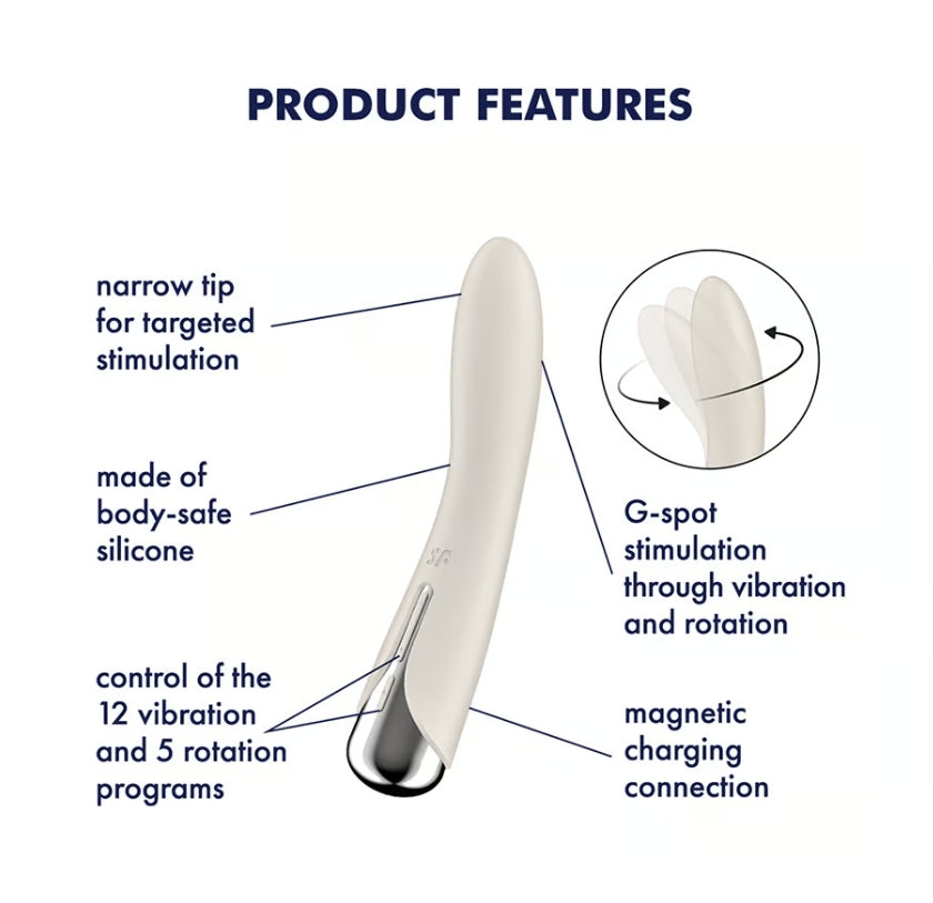Satisfyer Spinning Vibe 1 Beige