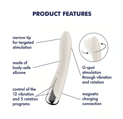 Satisfyer Spinning Vibe 1 Beige