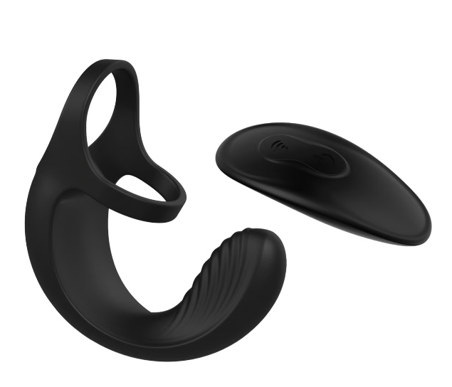 Evolved Zero Vibrating Ball Cradle Black w/Remote - Black