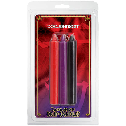 Doc Johnson Japanese Drip Candles - Multicoloured