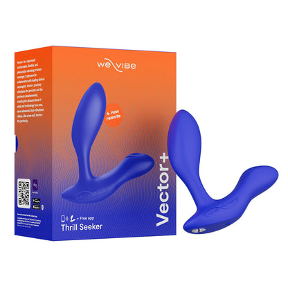 We-Vibe® Vector+ - Vibrating Prostate Massager – Royal Blue