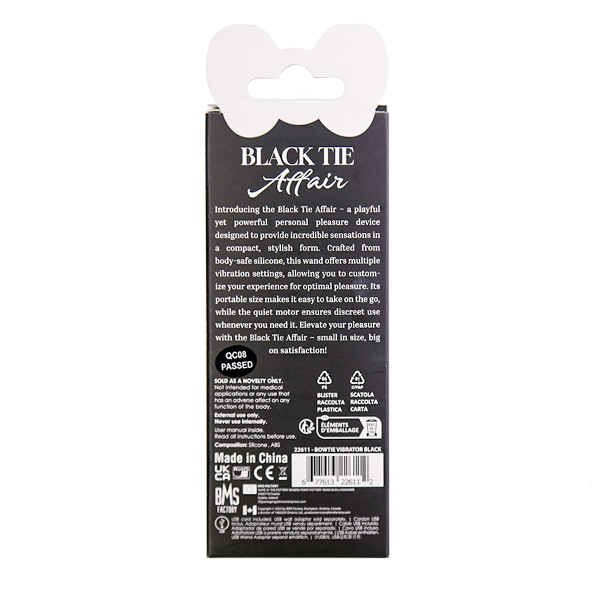 BMS Factory Black Tie Affair Bowtie Wand