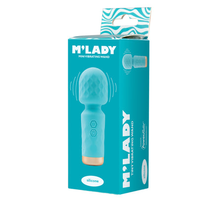 M’Lady - Mini Vibrating Wand - Teal