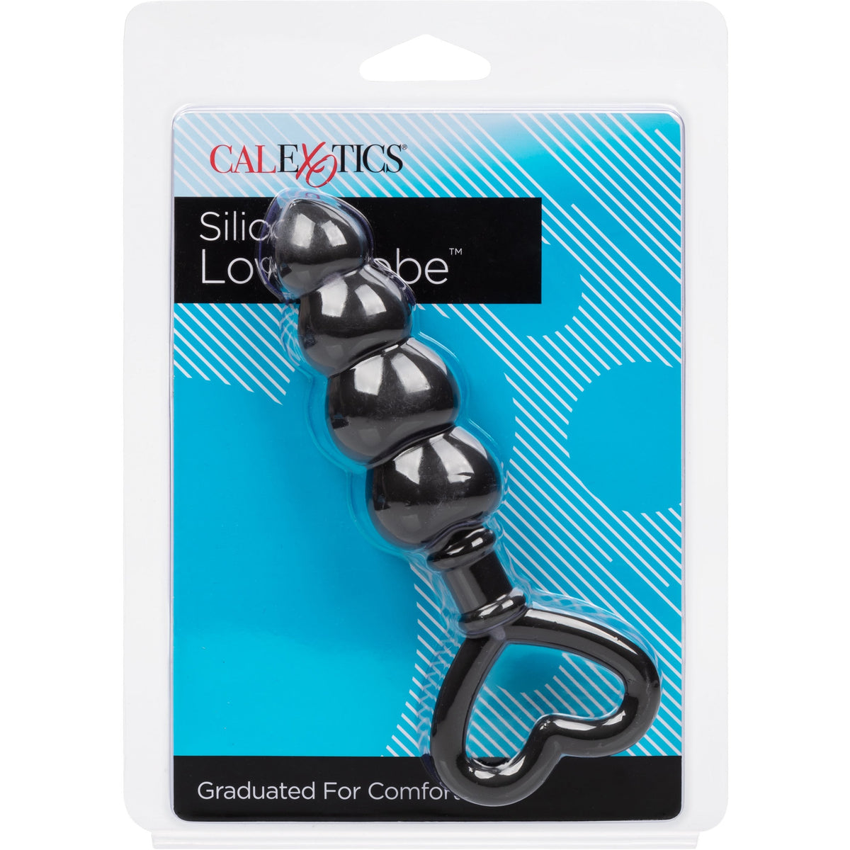 CalExotics® Silicone Heart Butt Plug – Black