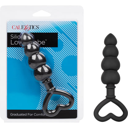CalExotics® Silicone Heart Butt Plug - Black
