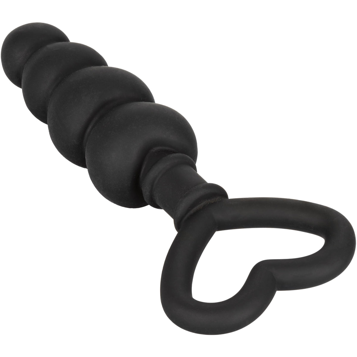 CalExotics® Silicone Heart Butt Plug - Black