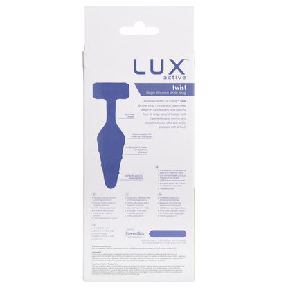 LUX Active Twist Plug - Large - Blue