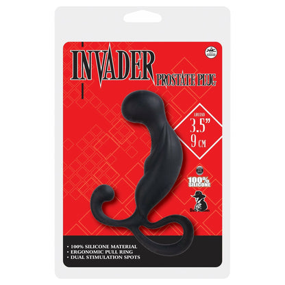 Invader 100% Silicone Invader Prostate Plug 3.5"