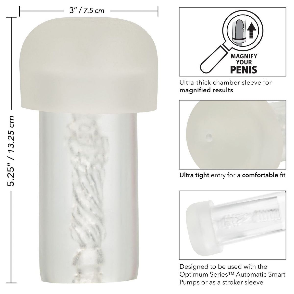 CalExotics® Optimum Series Automatic Smart Pump Replacement Sleeve