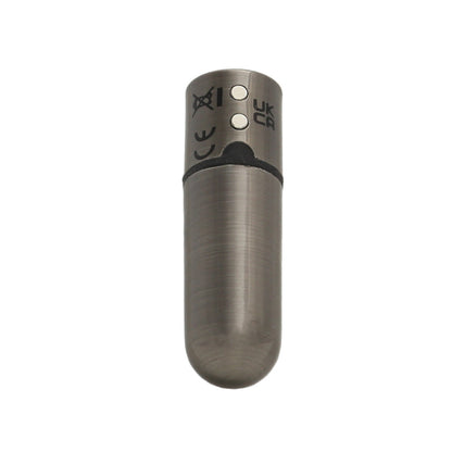 PowerBullet First-Class Bullet - 2.5" Bullet Vibrator with Key Chain Pouch - Gun Metal