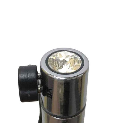 PowerBullet First-Class Bullet - 2.5" Bullet Vibrator with Key Chain Pouch - Silver