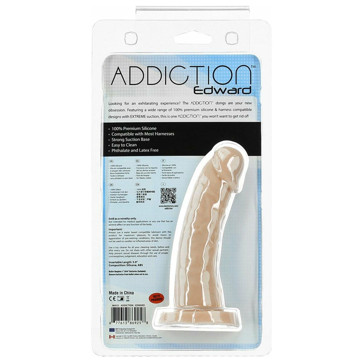 Addiction Edward - 6” Curved Dong